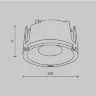 Линза для светильников серии Фокус мини /Focus LED mini 8 Вт 30° (Прозрачный) Lens002D28-30 - фото 5