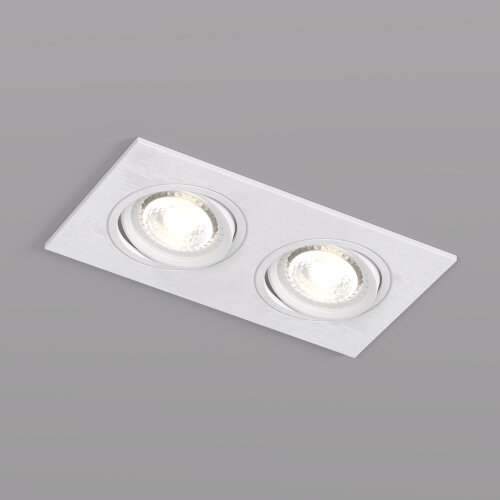DK3022-WH Встраиваемый светильник, IP 20, 10 Вт, GU5.3, LED, белый, пластик.