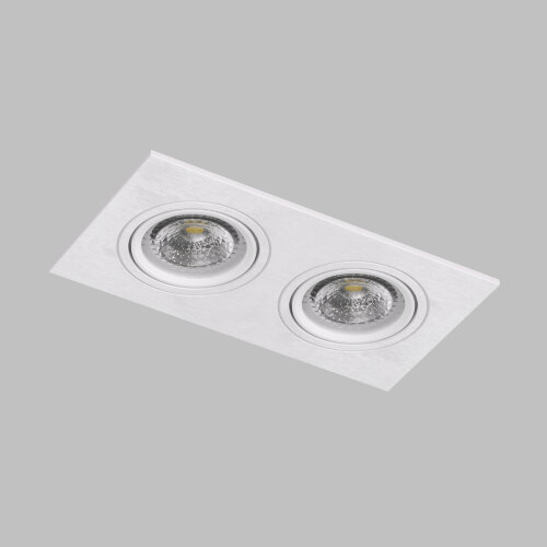 DK3022-WH Встраиваемый светильник, IP 20, 10 Вт, GU5.3, LED, белый, пластик. Фото 3