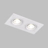 DK3022-WH Встраиваемый светильник, IP 20, 10 Вт, GU5.3, LED, белый, пластик. Фото 2