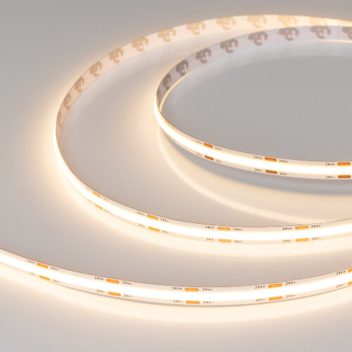 Светодиодная лента COB-X544-8mm 24V Warm3000 (11.5 W/m, IP20, 5m) (Arlight) 031900(3) - фото