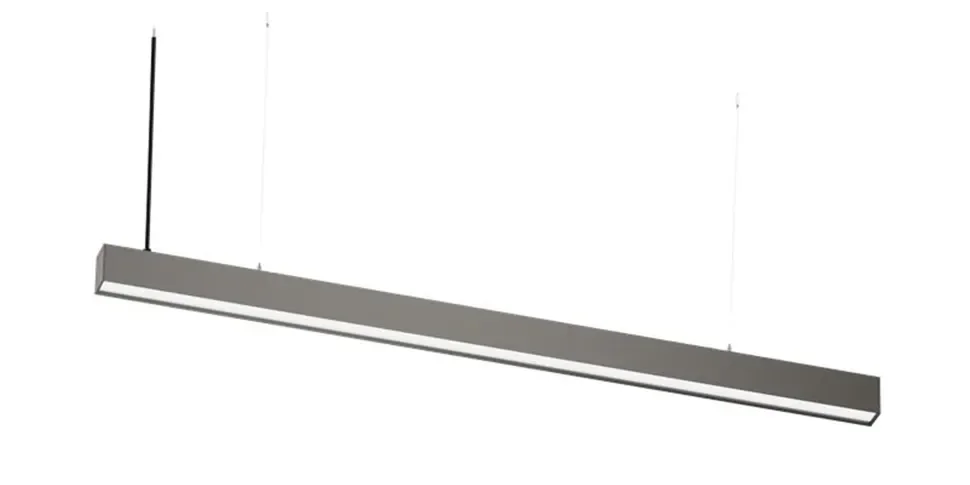 Светильник светодиодный ДПО OF 20 S 46 OP 940 L1200 STW1 BK DP 1150х50х75мм 42Вт 4000К IP20 Ra90 подвесной линейный черн. Русский Свет 11112024525 - фото