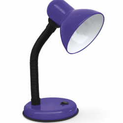 Светильник настольный под лампу на основании СНО 22Ф-E27 230В ФИОЛЕТОВЫЙ (с подвесом) IN HOME