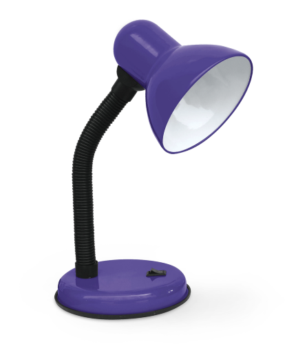 Светильник настольный под лампу на основании СНО 22Ф-E27 230В ФИОЛЕТОВЫЙ (с подвесом) IN HOME - Фото
