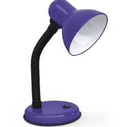 Светильник настольный под лампу на основании СНО 22Ф-E27 230В ФИОЛЕТОВЫЙ (с подвесом) IN HOME