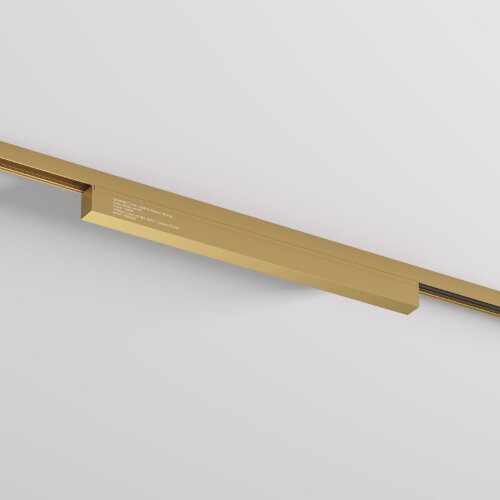 Внешний блок питания для трека SHINE BASE, 150W, 48V DC, IP20, сатинированная латунь, алюминий Лазерная гравировка на видимой боковой части..