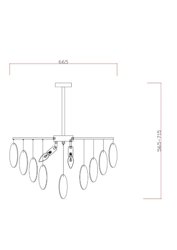 Люстра Freya FR5104PL-06BS2 (Латунь) - фото 2