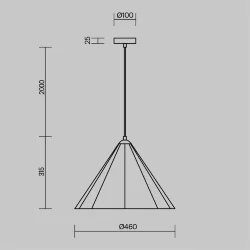 Подвесной светильник Freya FR5479PL-01GR (Серый)