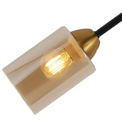 Люстра FR4014PL-04BBZ Свобода / Liberta E27x4 (Черный и Бронза) FR4014PL-04BBZ