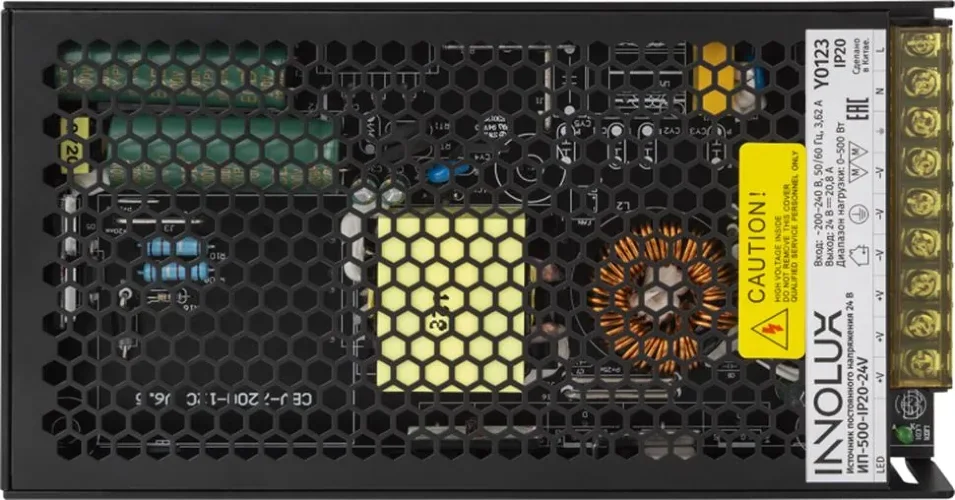 Драйвер для светодиодной ленты 93 513 ИП-500-IP20-24V INNOLUX 93513 - фото 2