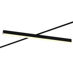 Трековый светильник 6063 5050 TR4 (RAL9005/1000mm/Prizma — 3K/38W)