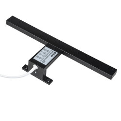 ULT-F36-6W-4500K IP44 BLACK Светодиодный светильник для подсветки мебели и зеркал ванной комнаты, 450Lm, Черный