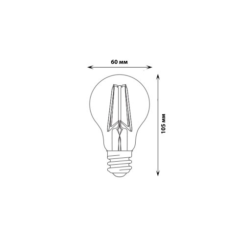 LED-A60-15W-4000K-E27-CL PLS02WH Лампа светодиодная, Форма A, прозрачная, Серия Sky, Белый свет 4000K. - фото 3