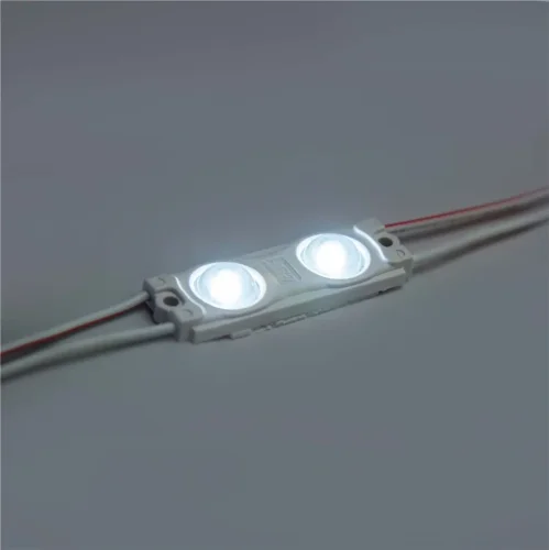 Модуль светодиодный ELF 2SMD диод 2835, с линзой, 160гр.,12В, IP 65, STD-2, холодный белый - фото 4