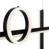 Подвесной светильник FR6101PL-L80B Акробат / Acrobatic 64 Вт LED с пультом ДУ (Черный) FR6101PL-L80B - фото 6