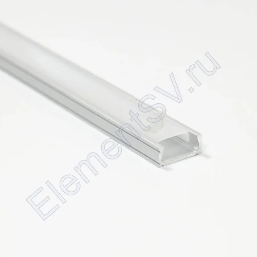 Алюминиевый профиль 551D (2000х15х6мм с рассеивателем) - фото.