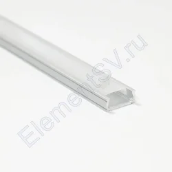 Алюминиевый профиль 551D (2000х15х6мм с рассеивателем)