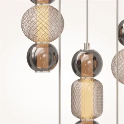 Подвесной светильник Drop 3000К 80Вт (Хром)