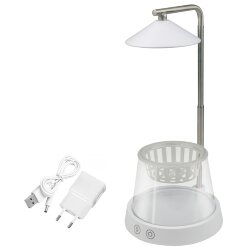 ULT-P36-3W-4000K+SPSB IP40 WHITE Светильник для растений светодиодный, с подставкой и декоративной емкостью, Белый свет4000K + cпектр для рассады и цветения, TM Uniel