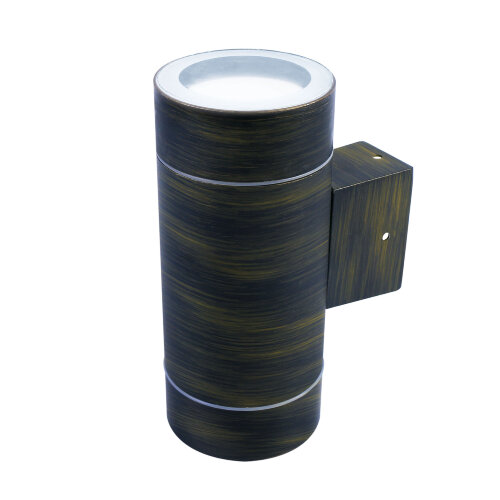 UUL-S92A 2х50W-GX53 IP65 BRONZE Светильник уличный, под две лампы GX53, Архитектурный накладной, Корпус бронза, TM Uniel - фото 1