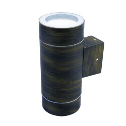 UUL-S92A 2х50W-GX53 IP65 BRONZE Светильник уличный, под две лампы GX53, Архитектурный накладной, Корпус бронза, TM Uniel