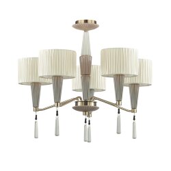 Люстра «ODEON LIGHT EXCLUSIVE» 5403/5, серия: Latte (крепление на планке) - Светильники с керамикой