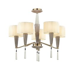 Люстра «ODEON LIGHT EXCLUSIVE» 5403/5, серия: Latte (крепление на планке) - Светильники с керамикой