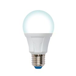 LED-A60 12W-4000K-E27-FR-DIM PLP01WH Лампа светодиодная, диммируемая, Форма А, матовая, Серия Яркая, Белый свет 4000К.