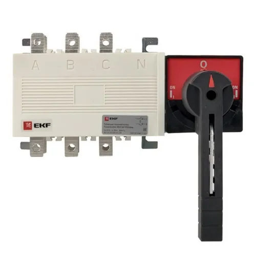 Рубильник-переключатель 3п 100А с рукояткой управления для прямой установки PowerSwitch PROxima EKF pscs-100-3 - фото 2