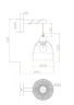 Настенный светильник (бра) FR5334WL-01W Сеть / Mesh E27x1 (Белый) FR5334WL-01W - фото