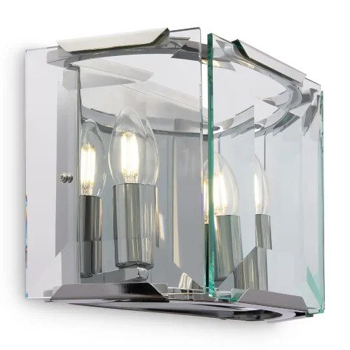 Настенный светильник (бра) Cerezo E14х2 40Вт (Хром) - фото