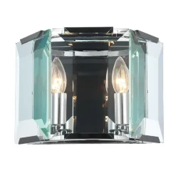 Настенный светильник (бра) Cerezo E14х2 40Вт (Хром)