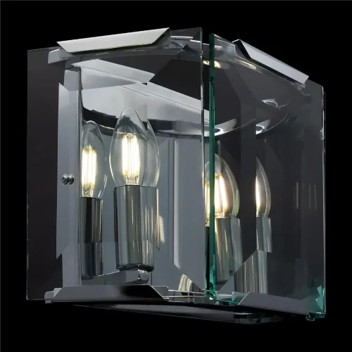 Настенный светильник (бра) Cerezo E14х2 40Вт (Хром) - фото 8