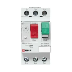 Выключатель автоматический для защиты двигателя АПД-32 0.63-1.0А EKF apd-me-1.0