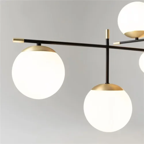 Подвесной светильник Nostalgia E14х9 (Черный и Золото) - фото 6