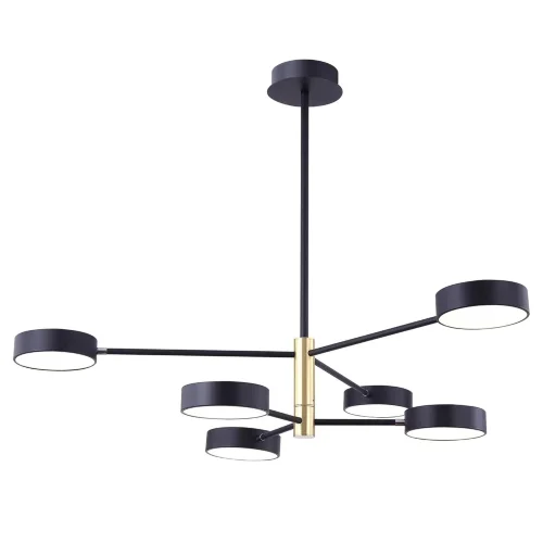 Люстра FR6048CL-L6GR Тибо / Tibo 6 Вт LED (Серый) FR6048CL-L6GR - фото 3