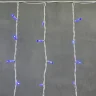 Гирлянда Бахрома 3,2 х 0,9 м Синяя, 168 LED, Белый Провод Каучук, IP65. Фото 2.