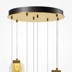 Подвесной светильник Biology 3000К 18Вт (Латунь)