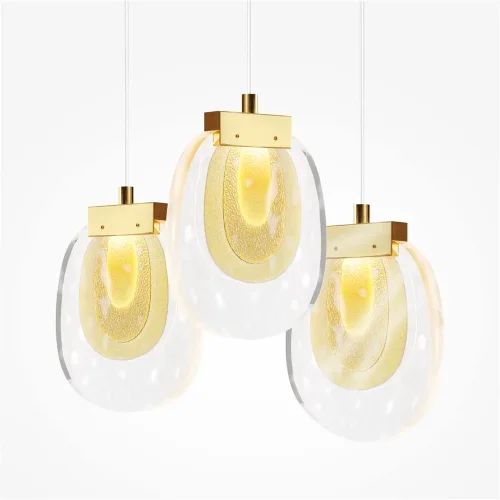 Подвесной светильник Biology 3000К 18Вт (Латунь) - фото 4