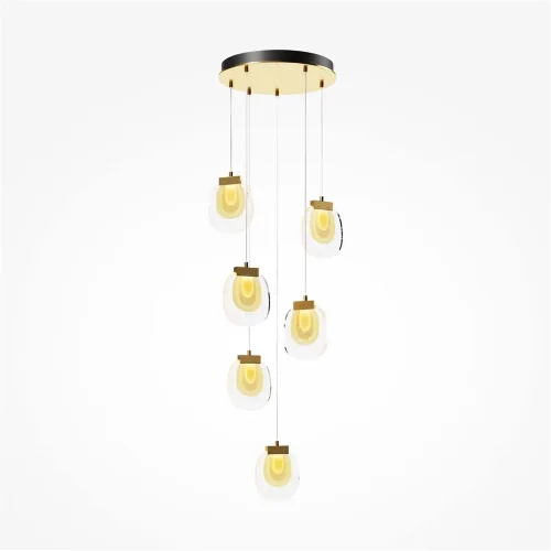 Подвесной светильник Biology 3000К 18Вт (Латунь) - фото 6