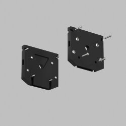 Торцевая заглушка трека SLOTT, черная, алюминий, Denkirs TR2017-BK