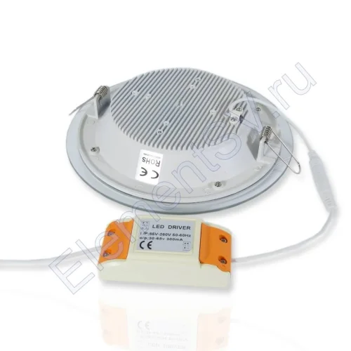 Светодиодный светильник встраиваемый IC-RW D200 (15W, Warm White) - фото 2.