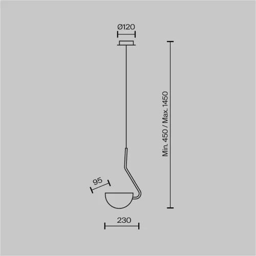 Подвесной светильник Mollis G9х1 28Вт (Черный) - фото 11