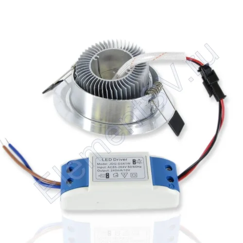 Светодиодный светильник точечный RCH (3W, White) - фото 2.