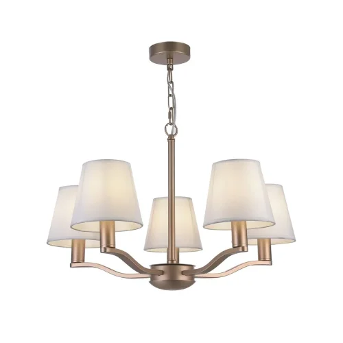 Серия Marika выполнена в современном стиле. Арматура золотого цвета сочетается с белыми абажурами из текстиля на ПВХ. Светильники подходят практически для всех современных интерьеров. (Золото) - фото 5