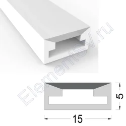 Cиликоновая оболочка T0515 S3 (15*5mm, pcb 12mm)