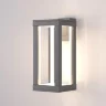 Уличный настенный светодиодный светильник Frame LED IP54 1527 TECHNO LED серый - фото