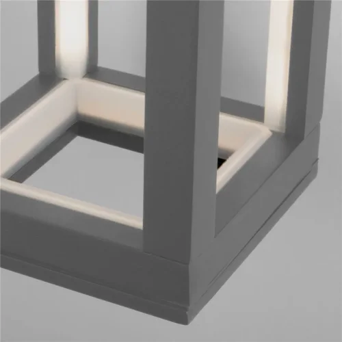 Уличный настенный светодиодный светильник Frame LED IP54 1527 TECHNO LED серый - фото 8