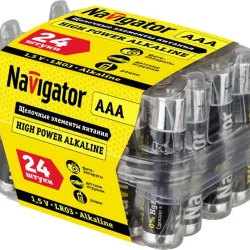 Элемент питания алкалиновый AAA/LR03 94 787 NBT-NE-LR03-BOX24 (уп.24шт) Navigator 94787