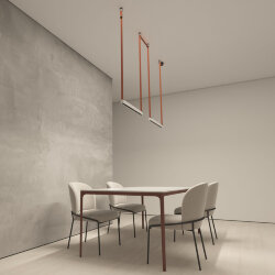 Cветильник для трека-ремня Belty, серия Grill, со светодиодом, L642*W40*H45мм, 48V DC, 24W, RA90, 24°, 4000K, IP20, белый с черным, алюминий, Denkirs DK5572-WB